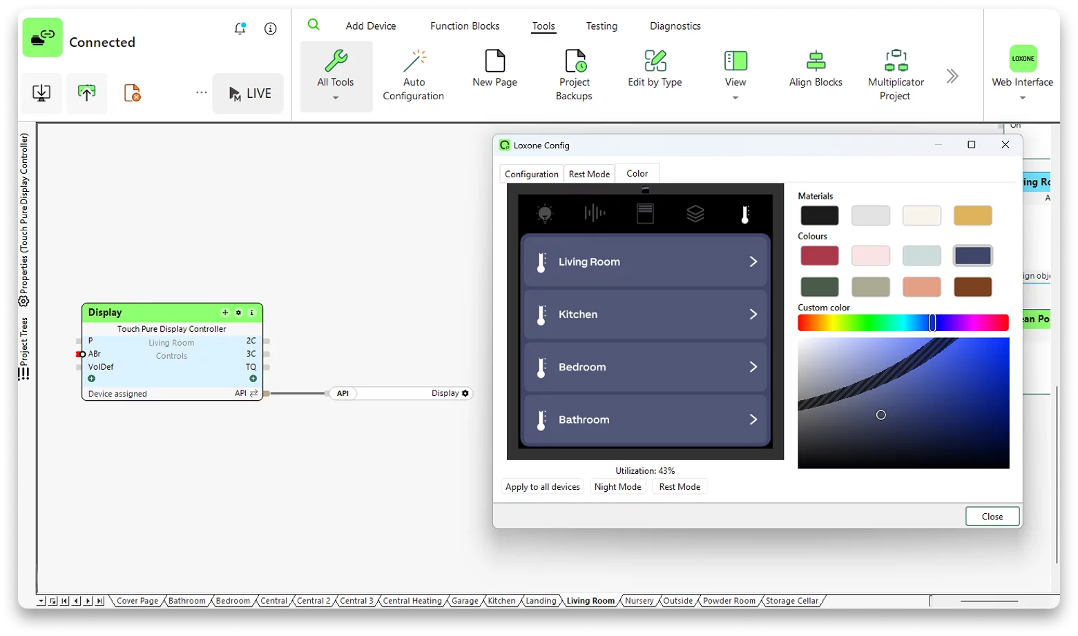 Touch Pure Display Konfiguration