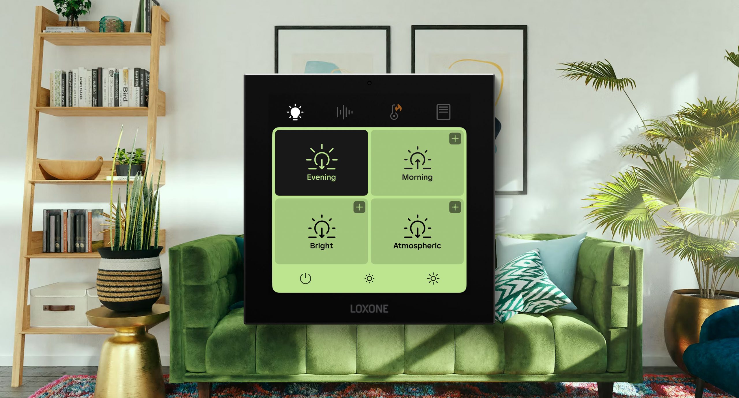 Touch Pure Display im Wohnzimmer
