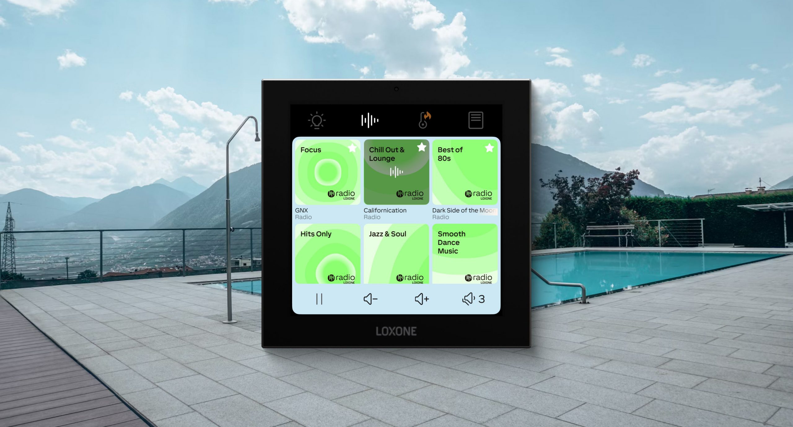 Touch Pure Display Pool-Bereich